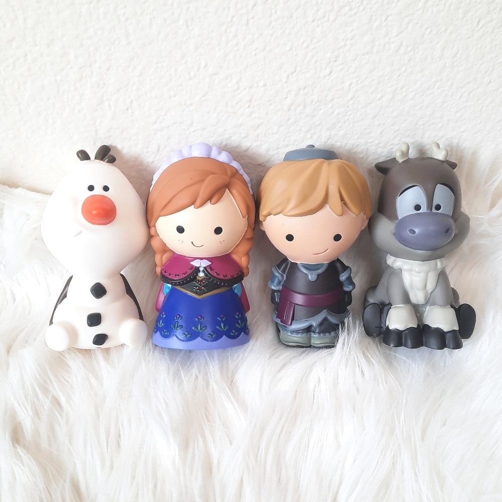 Disney Frozen Set of 4 Vinyl Bath Toys